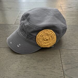 Y2K esque BLUEDYE Art to Wear PaigeBoy Cap Hat Boho Denim